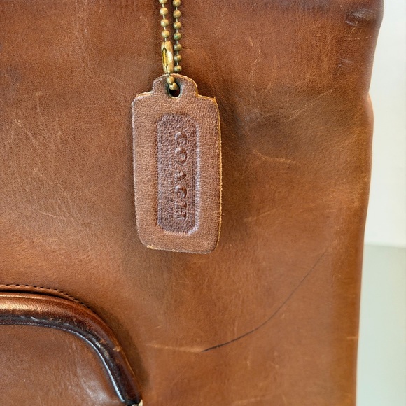 Coach vintage Bonnie Cashin Skinny tote Brown Leather Interior Bag - Picture 3 of 12